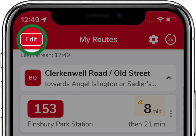 Find and add a stop